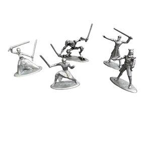 Star Wars Monopoly Clone Wars Figures Figurines Pieces Replacement Parts 5 pc
